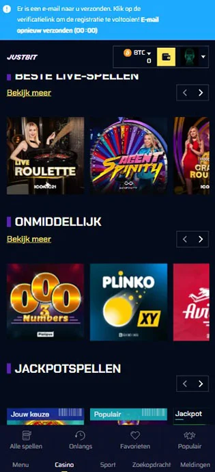 Justbit live esports evenementen
